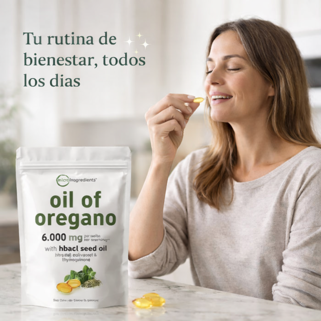 Cápsulas de Orégano / Ayuda a cuerpo e inmunidad™